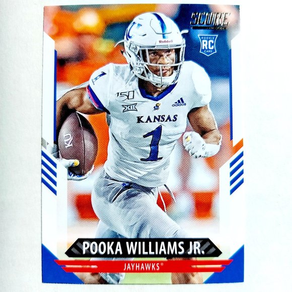 Kansas Jayhawks (Pooka Williams Jr) - CFTBL [3_3_CF1] - Rookie Card (RC) - Picture 2 of 3